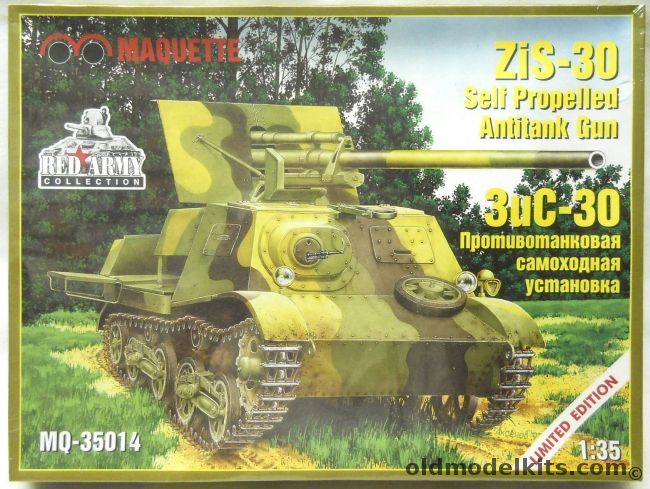 Maquette 1/35 ZiS-30  Self-Propelled Antitank Gun, MQ35014 plastic model kit