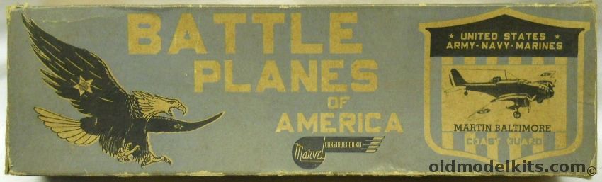 Marvel 1/64 Martin Baltimore - Battle Planes Of America Series - Solid Wood Aircraft plastic model kit