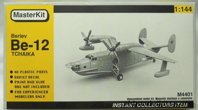 Masterkit 1/144 Beriev Be-12 Tchaika, M4401 plastic model kit