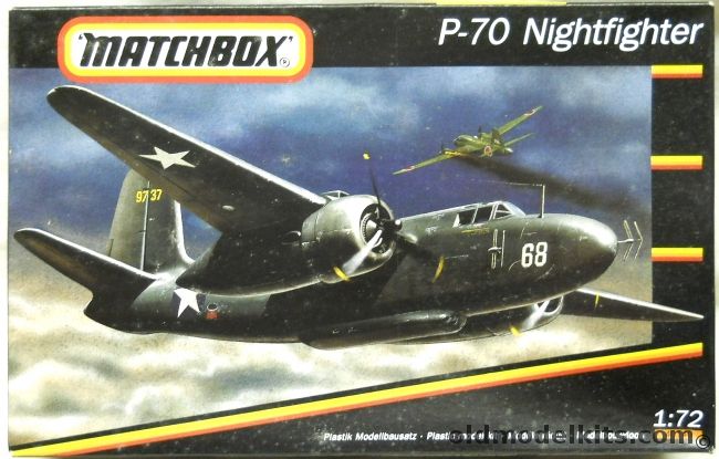 Matchbox 1/72 P-70 Nightfighter, 40140 plastic model kit