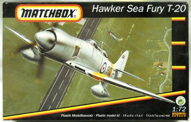 Matchbox 1/72 Hawker Sea Fury T-20, 40148 plastic model kit