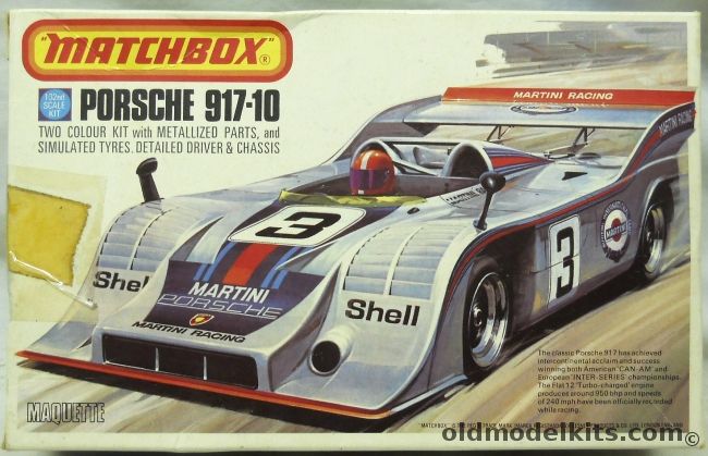 Matchbox 1/32 Porsche 917 - (917-10), PK-303 plastic model kit