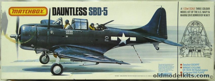 Matchbox 1/32 Douglas SBD-5 Dauntless - US Marines VMSB-231 1944 / A-24B French Air Force 1944 / Royal New Zealand Air Force 25 DBS 1944, PK-503 plastic model kit