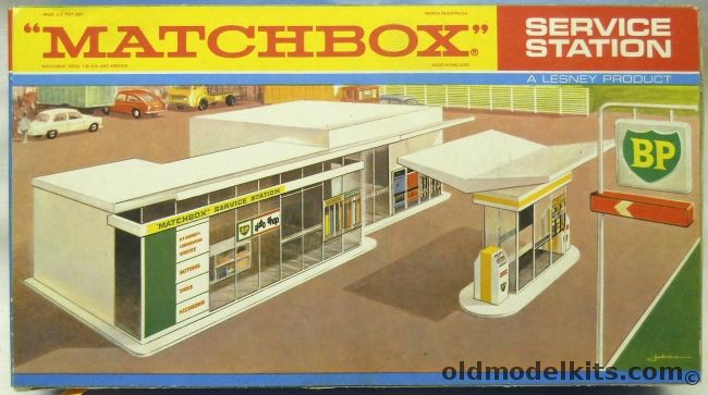 Matchbox 1/64 Matchbox Service Station, MG-1 plastic model kit