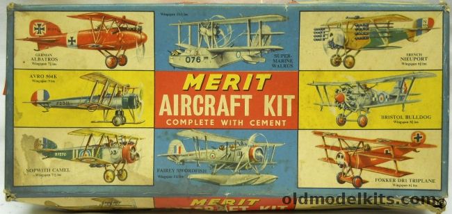 Merit 1/48 Avro 504 K, 4745 plastic model kit