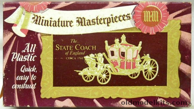 Miniature Masterpieces 1/48 The State Coach of England - Circa 1760, K500-69 plastic model kit