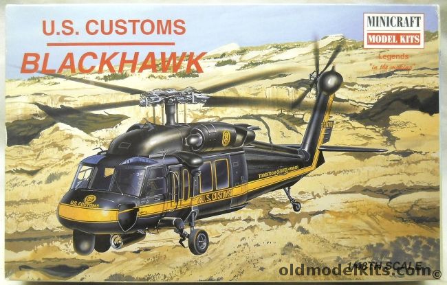 Minicraft 1/48 US Customs Blackhawk UH-60, 11629 plastic model kit