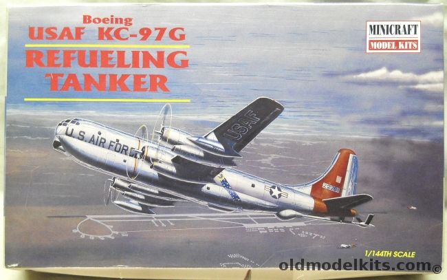 Minicraft 1/144 Boeing USAF KC-97G Refueling Tanker - USAF SAC, 14441 plastic model kit