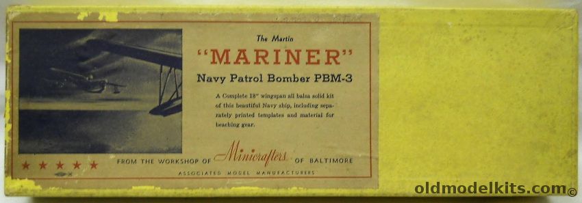 Minicrafters Martin Mariner PBM-3 Patrol Bomber plastic model kit