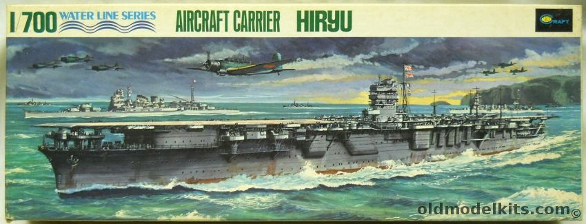 Minicraft 1/700 IJN Hiryu Aircraft Carrier  - (ex Hasegawa), B-26-350 plastic model kit