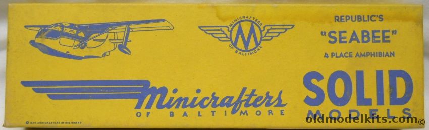 Minicrafters 1/48 Republic Seabee - Solid Wood Model, M-4 plastic model kit