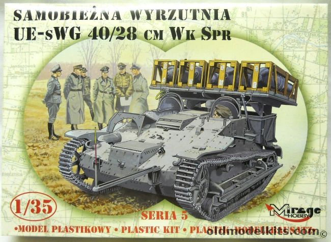 Mirage Hobby 1/35 Samobiezna Wyrzutnia Stuka UE-sWG 40/28 Cm Wk Spr, 35518 plastic model kit