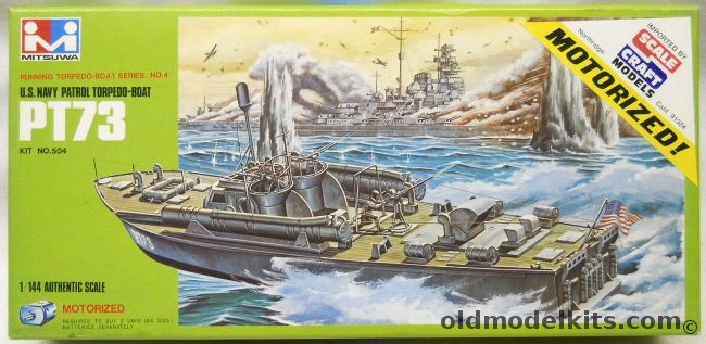 Mitsuwa 1/144 PT73 US Navy Motorized, 504 plastic model kit