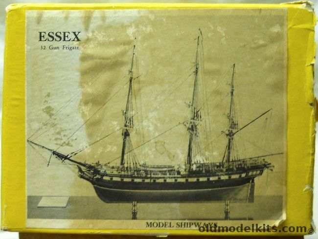 Model Shipways 1/96 Essex Frigate 1799 - 30 inch long Wood and Metal Ship Kit plastic model kit