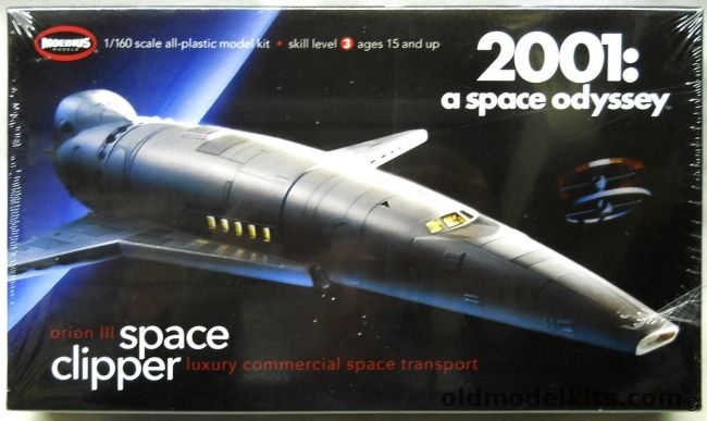 Moebius 1/160 2001 A Space Odyseey Orion II Space Clipper, 2001-2 plastic model kit