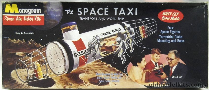 Monogram 1/48 Space Taxi - Willy Ley Space Models, 0194 plastic model kit