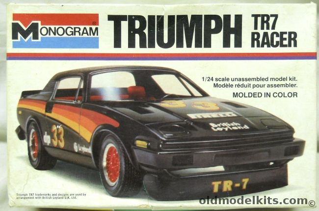 Monogram 1/24 Triumph TR-7 Racer, 2111 plastic model kit