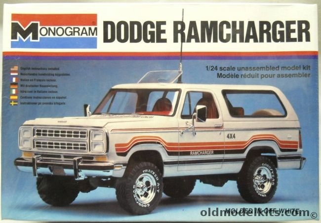 Monogram 1/24 Dodge Ramcharger - 4x4, 2263 plastic model kit