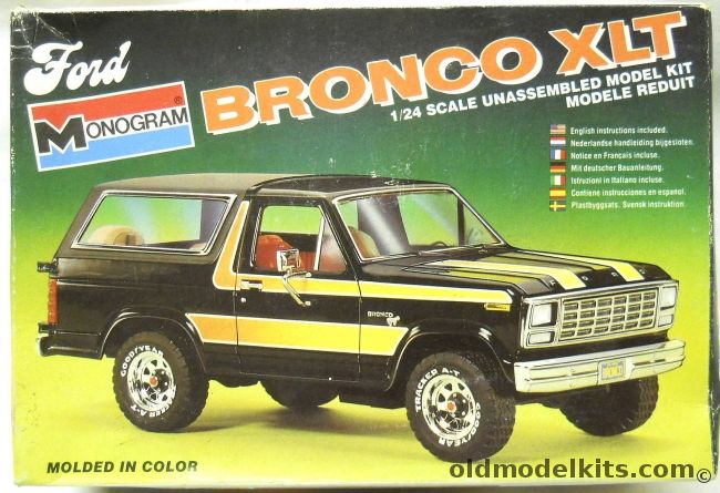 Monogram 1/24 Ford Bronco XLT 4x4, 2271 plastic model kit