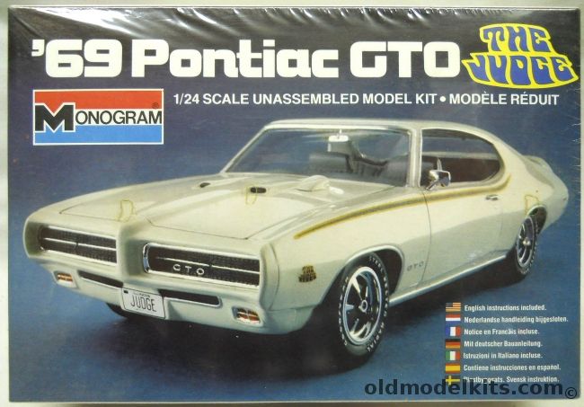 Monogram 1/24 1969 Pontiac GTO The Judge, 2294 plastic model kit