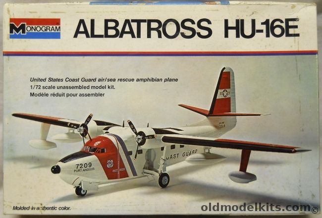 Monogram 1/72 Grumman Albatross HU-16E Coast Guard, 5400 plastic model kit