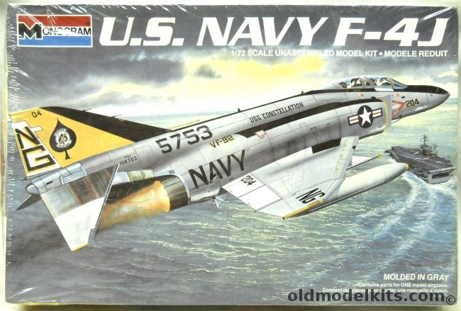 Monogram 1/72 US Navy F-4J Phantom II - VF-92 USS Constellation, 5440 plastic model kit