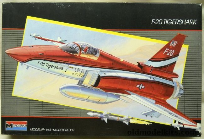 Monogram 1/48 Northrop F-20 Tigershark, 5445 plastic model kit