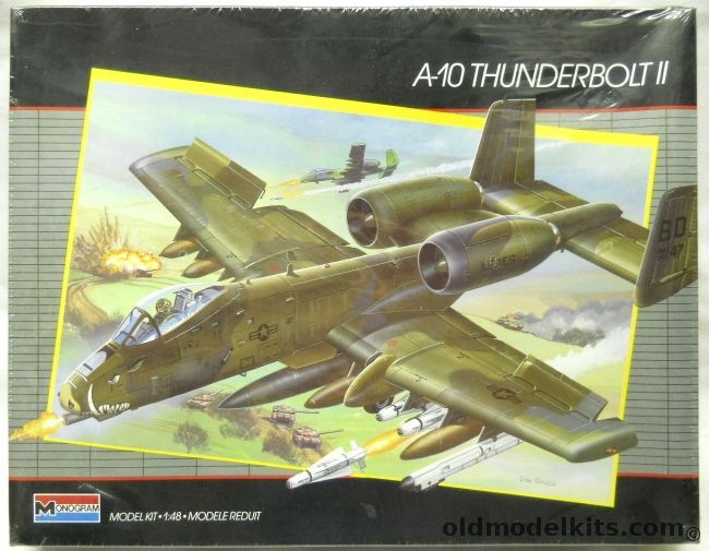 Monogram 1/48 A-10A Thunderbolt II - Warthog, 5505 plastic model kit