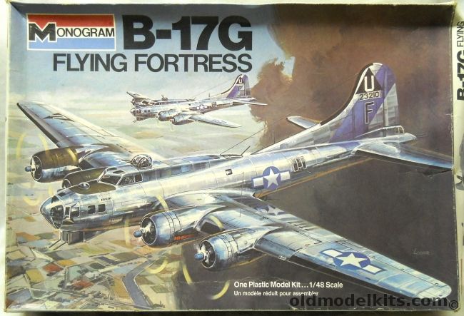 Monogram 1/48 B-17G Flying Fortress With Diorama Sheet, 5600 plastic model kit