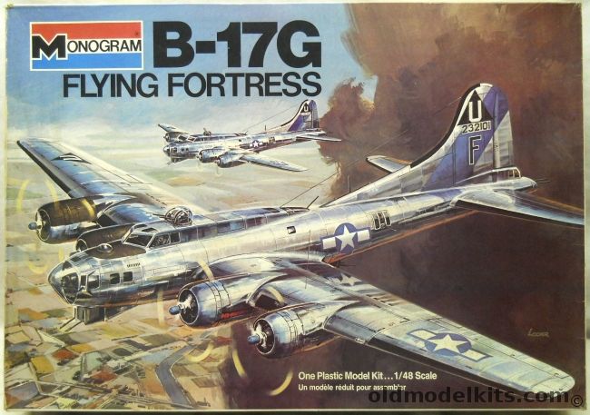 Monogram 1/48 B-17G Flying Fortress With Diorama Sheet, 5600 plastic model kit