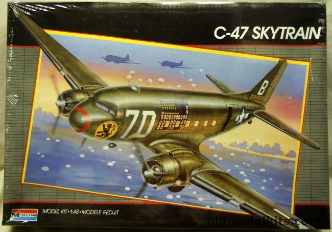 Monogram 1/48 C-47 Skytrain, 5607 plastic model kit