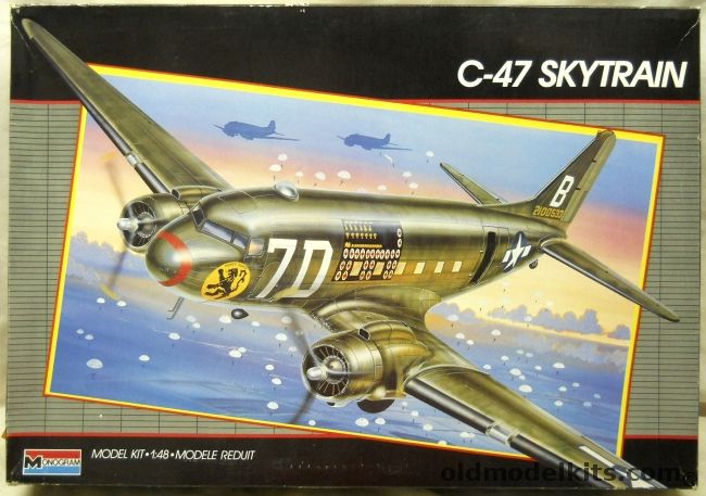 Monogram 1/48 C-47 Skytrain, 5607 plastic model kit