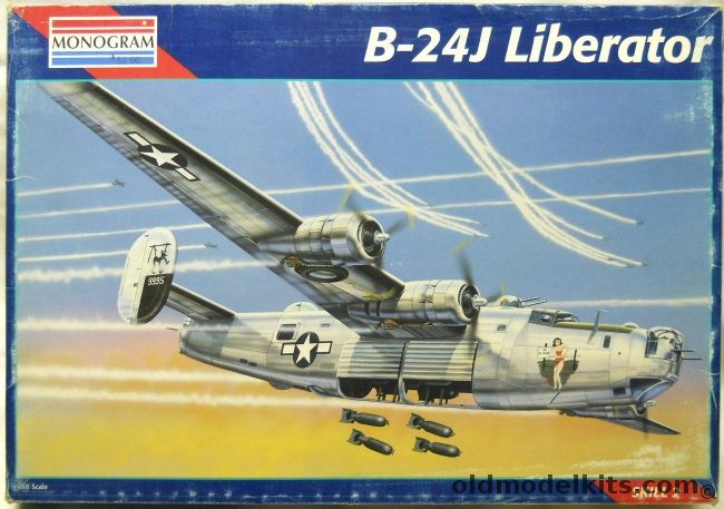 Monogram 1/48 Consolidated B-24J Liberator, 5608 plastic model kit