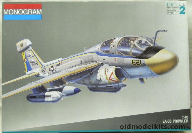 Monogram 1/48 Grumman EA-6B Prowler, 5611 plastic model kit
