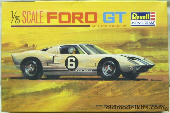 Monogram 1/25 1965 Ford GT Le Mans Racer - (ex Aurora), 565 plastic model kit