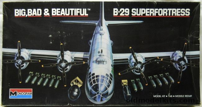 Monogram 1/48 B-29 Superfortress Big  Bad and Beautiful Issue, 5706 plastic model kit