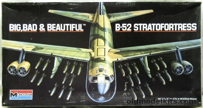 Monogram 1/72 B-52 Stratofortress Big Bad and Beautiful, 5709 plastic model kit