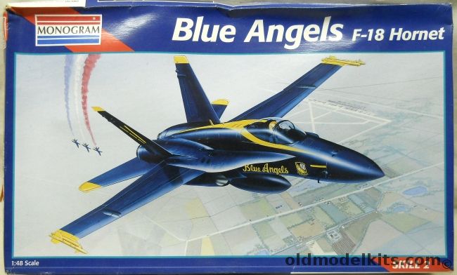 Monogram 1/48 F-18 Hornet Blue Angels - (F/A-18), 5820 plastic model kit