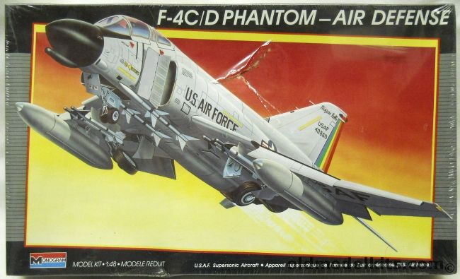 Monogram 1/48 F-4C/D Phantom II - Air Defense Version USAF Niagara Falls, 5821 plastic model kit