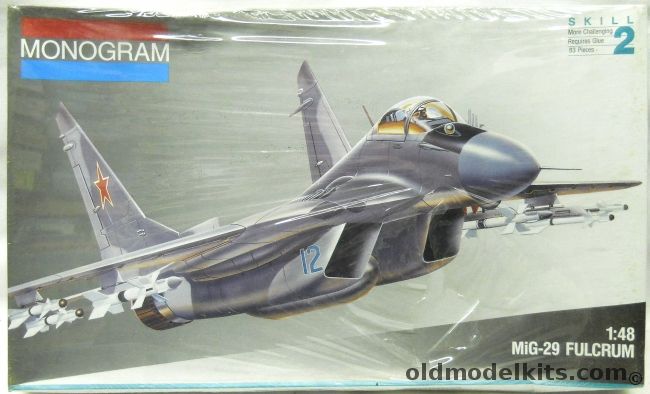 Monogram 1/48 Mig-29 Fulcrum, 5825 plastic model kit