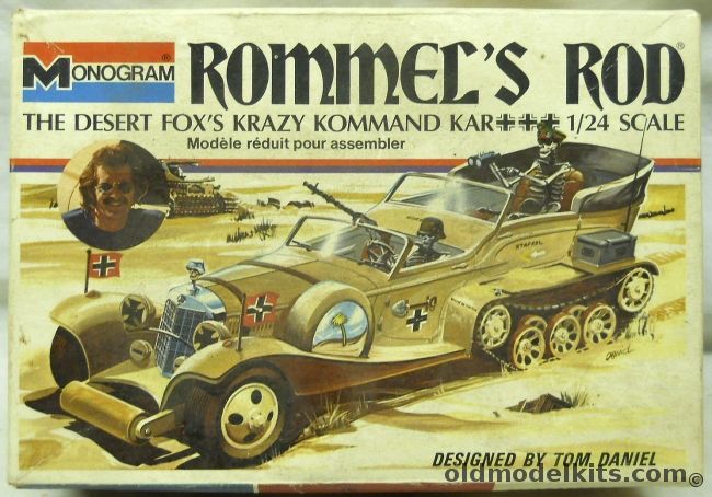 Monogram 1/24 Rommel's Rod - The Desert Fox's Krazy Kommand Kar - Designed by Tom Daniel, 6745 plastic model kit