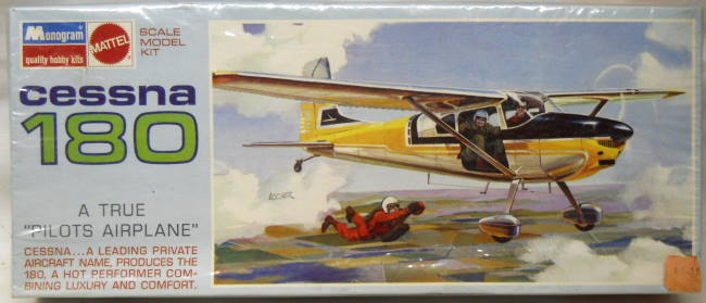 Monogram 1/41 Cessna 180 - Blue Box Issue, 6825 plastic model kit