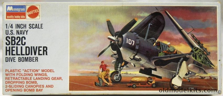 Monogram 1/48 SB2C Helldiver - Blue Box Issue, 6831 plastic model kit