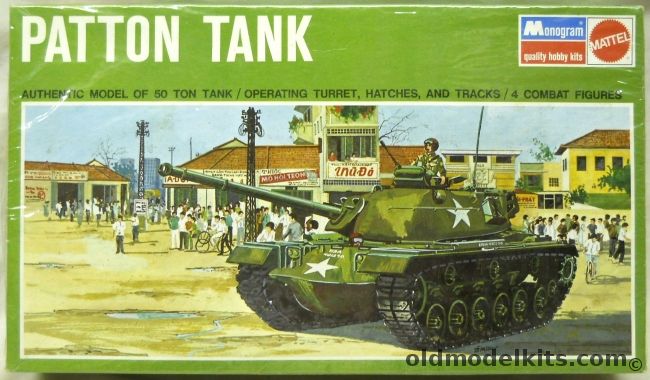 Monogram 1/32 M48A2 Patton Tank - Green Box Issue, 6863 plastic model kit