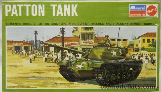 Monogram 1/32 M48A2 Patton Tank - Green Box Issue, 6863 plastic model kit