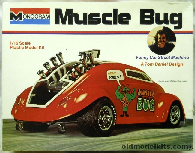 Monogram 1/16 Muscle Bug - Funny Car Street Machine A Tom Daniels Design, 7543 plastic model kit