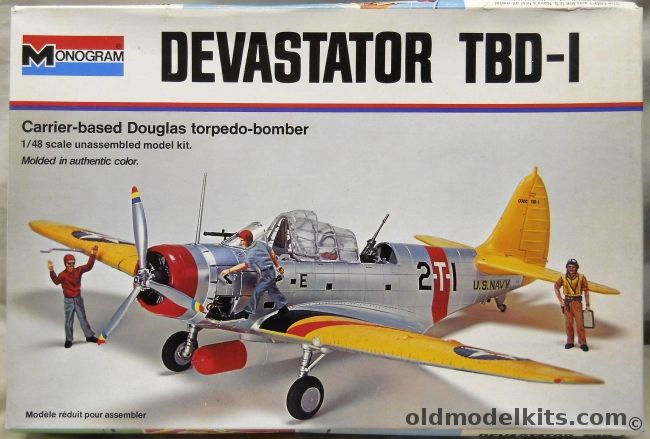 Monogram 1/48 Devastator TBD-1 - Torpedo Bomber, 7575 plastic model kit