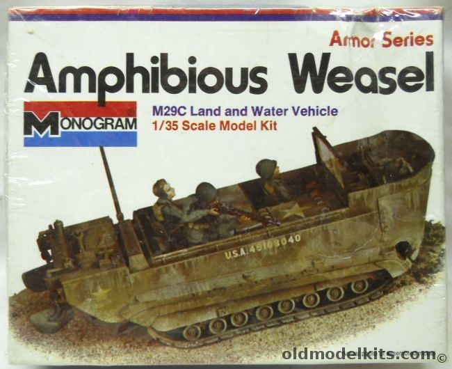 Monogram 1/35 Amphibious Weasel - M-29C Personnel and Cargo Carrier, 8212 plastic model kit