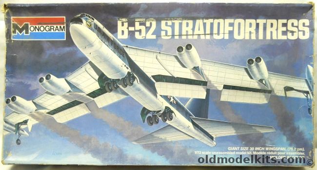 Monogram 1/72 Boeing B-52D Stratrofortress, 8292 plastic model kit