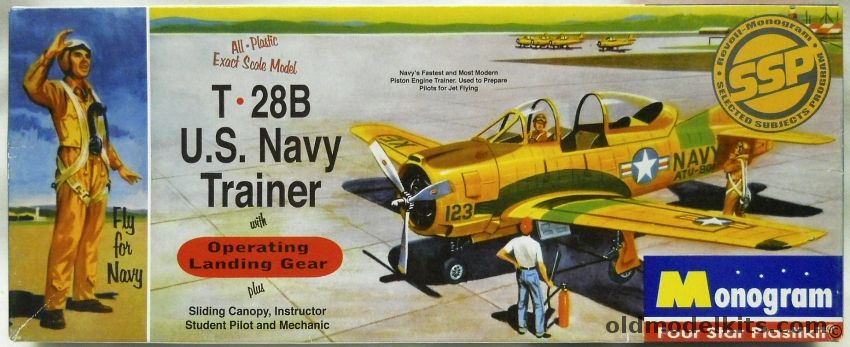 Monogram 1/48 T-28B US Navy Trainer, 85-0014 plastic model kit